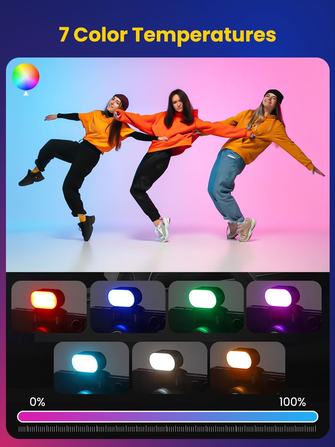 AOCHUAN Mini RGB Magnetic Fill - Photography Lighting Accessories 评论和价格