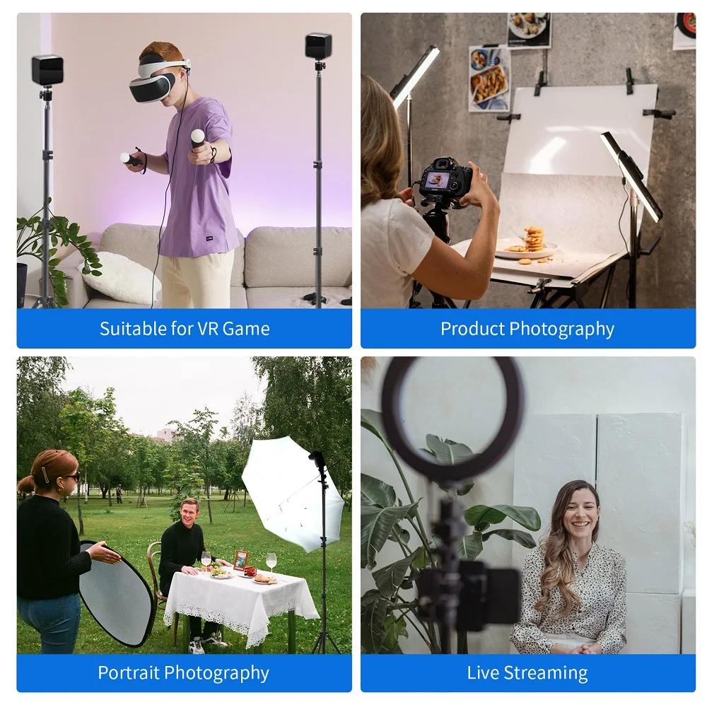 Selens 7.3m Air Cushion Light  - Photography Video Lighting Kit With Adjustable Tripod Stand 评论和价格