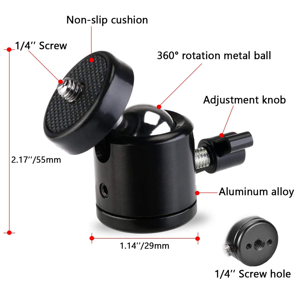 Terebento 1/4 Screw Hole Tripo - Photography Video Lighting Kit With Adjustable Tripod Stand 评论和价格