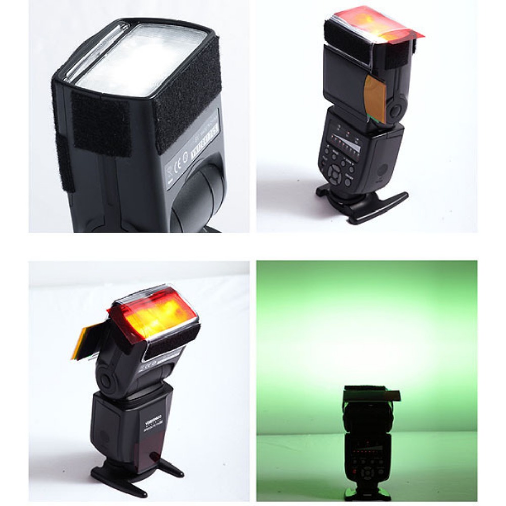 12 Colors Camera Flash Gels Li - Photography Lighting For Portraits 评论和价格