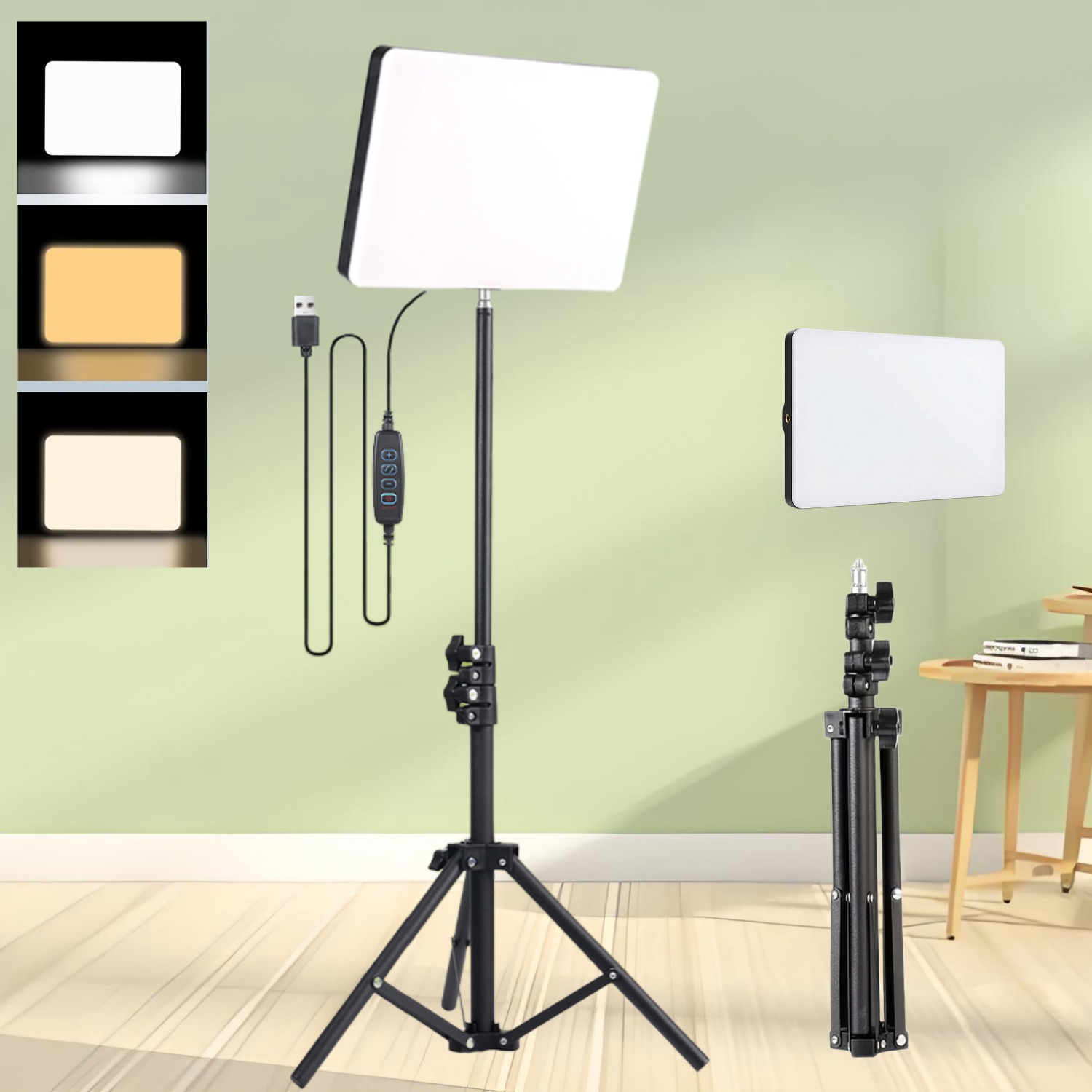 Live Streaming Ring Light Set: - Photography Lighting For Portraits 评论和价格